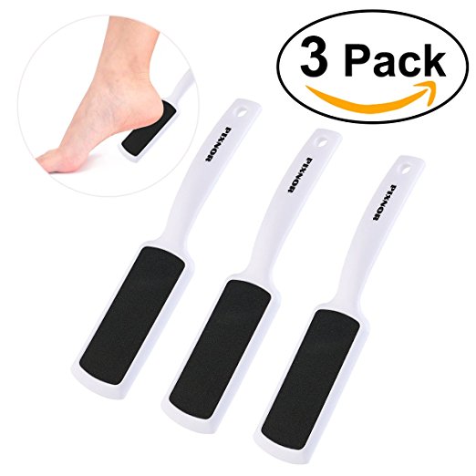 PIXNOR Foot File Pedicure Rasp Double-Sided Callus Remover Pack of 3
