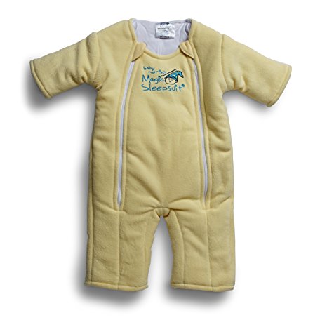 Baby Merlin's Magic Sleepsuit Microfleece - Yellow - 6-9 months