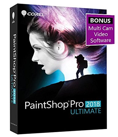 Corel Paint Shop Pro 2018 Ultimate - Amazon Exclusive - Includes Multi Cam Video Software