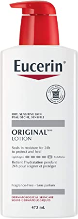 EUCERIN Original Rich Moisturizing Lotion for Dry to Very Dry Sensitive Skin, 473 mL