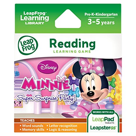 LeapFrog Disney Minnie's Bow-tique Super Surprise Party Learning Game (for LeapFrog Epic, LeapPad Platinum, LeapPad Ultra, LeapPad1, LeapPad2, LeapPad3, Leapster Explorer, LeapsterGS Explorer)