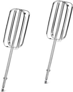 Alocs Hand Mixer Beaters Blender Attachments, Hand Mixer Replacement Beaters for Hamilton Beach Hand Mixers 62682RZ 62692 62695V 64699 Electric Mixer Replace Parts - 2 Pack