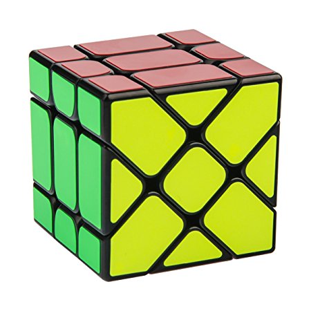 D-FantiX Yongjun Yileng Cube Fisher Cube 3x3 Speed Cube Puzzle Black