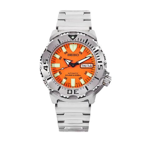 Seiko Men's SKX781 "Orange Monster" Automatic Dive Watch