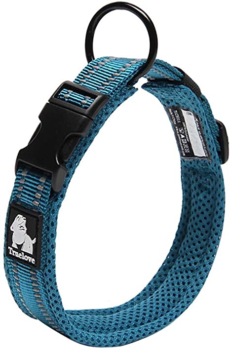 Creation Core 3M Reflective Mesh Padded Dog Collar Adjustable Nylon Outdoor Adventure Pet Collar