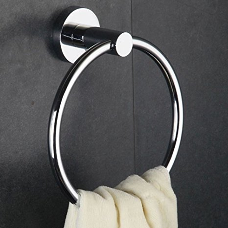 KES® A2180 Bathroom Lavatory Towel Ring Wall Mount, Polished Stainless Steel