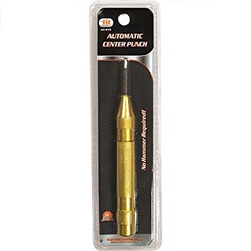 IIT 21270 Brass Center Punch, 5", Automatic