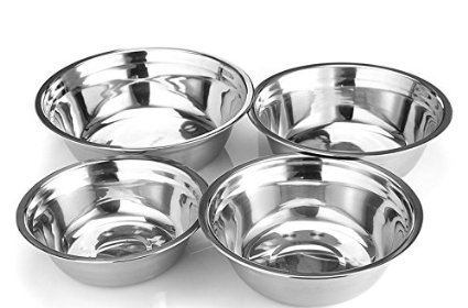 Stainless Steel Mixing Bowl (Set of 4) - Utopia Kitchen