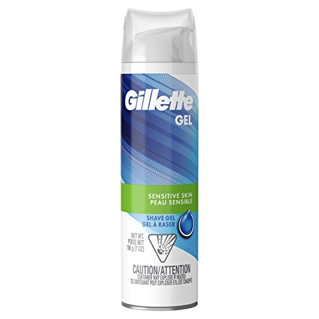 Gillette Barbershop Fresh Shave Gel, 7 Ounce (Pack of 12)