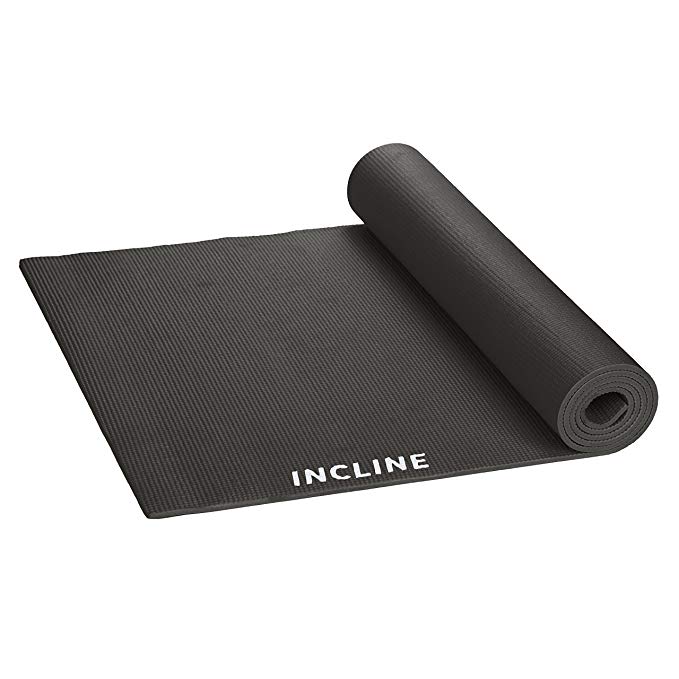 Incline Fit High Density Slip Resistant Yoga Mat, Dragon Fruit