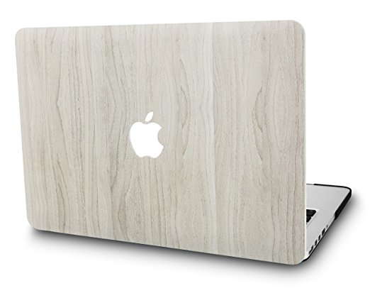 KEC MacBook Pro 13 Case 2017 & 2016 Plastic Hard Shell Cover A1706 / A1708 with/without Touch Bar (Pine Wood 2)