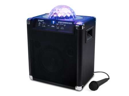 Ion Audio Party Rocker Live Bluetooth Speaker with Party Lights and App Control