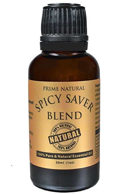 Spicy Saver Essential Oil Blend 30ml - Healthy Immunity Protective Blend Natural Pure and Undiluted Therapeutic Grade for Aromatherapy, Scents & Diffuser Sinus, Dry Nose, Allergy Respiratory Problems