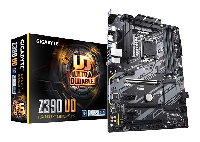 GIGABYTE Z390 UD (Intel LGA1151/Z390/ATX/M.2/Realtek ALC887/Realtek 8118 Gaming LAN/HDMI/Motherboard)