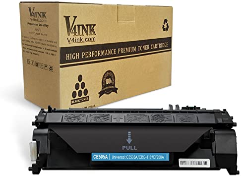 V4INK Compatible Toner Cartridge Replacement for HP 05A CE505A Toner Cartridge for HP Laserjet P2035 P2035n P2055 P2055d P2055dn P2055x, HP Pro 400 m401n m401dne m401dw MFP M425dn M425dw Printer