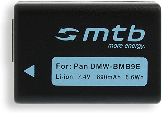 Battery DMW-BMB9E for Panasonic Lumix DMC-FZ60, FZ62, FZ100, FZ150