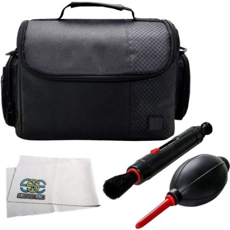 Advanced Accessory Kit for Galaxy Gear VR Includes Large Carrying Case  Cleaning Pen Brush  Air Blaster Dust Blower  Microfiber Cleaning Cloth