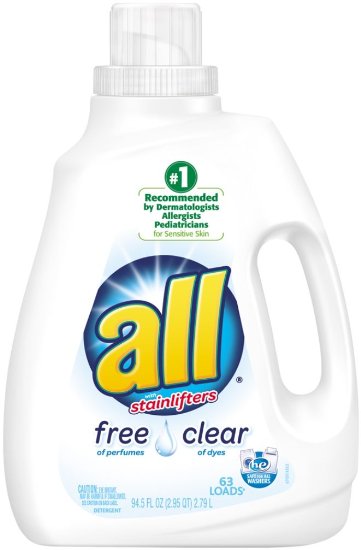 All Free Clear Laundry Detergent, 94.5 Ounce