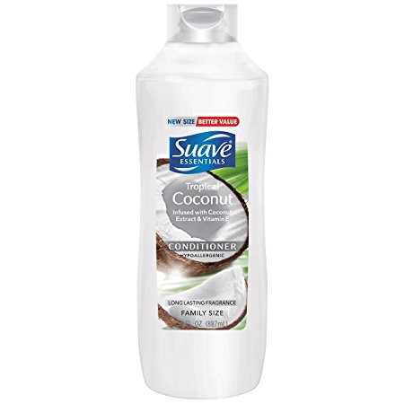 Suave Essentials Conditioner, Tropical Coconut, 30 Ounce (Pack of 6)