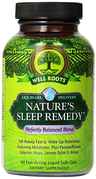 Well Roots Nature's Sleep Remedy Supplement, 60 Count