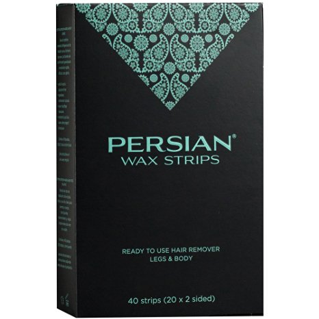 Persian Wax Strips, 40 Count