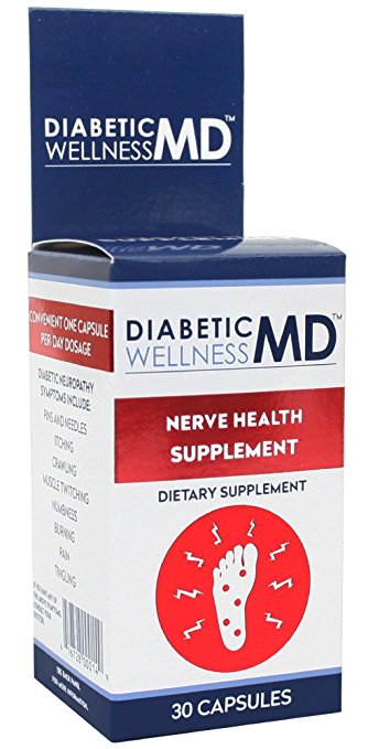 Dr. Blaine's Diabetic Wellness Md Nerve Health Supplement Capsules, 30 Count