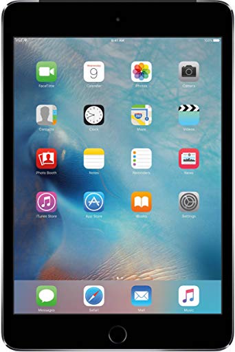 Apple iPad Mini 4, 64GB with Retina Display, Wi-Fi   Cellular, Space Gray (Renewed)