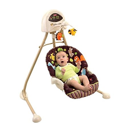 Fisher Price 2 in 1 Cradle Swing - Woodland Animals