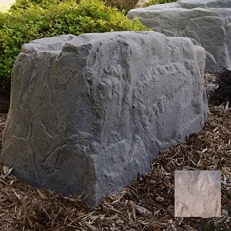 Faux Rock Cover Oblong Riverbed