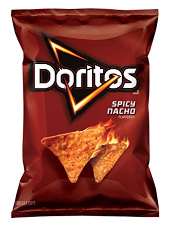 Doritos Spicy Nacho Flavored Tortilla Chips, 9.75 Ounce
