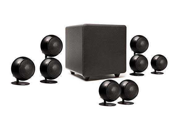 Orb Audio 5.1 People's Choice Home Theater Speaker System in Metallic Black