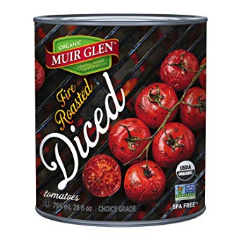 Muir Glen Organic Fire Roasted Diced Tomatoes, 796-Milliliter