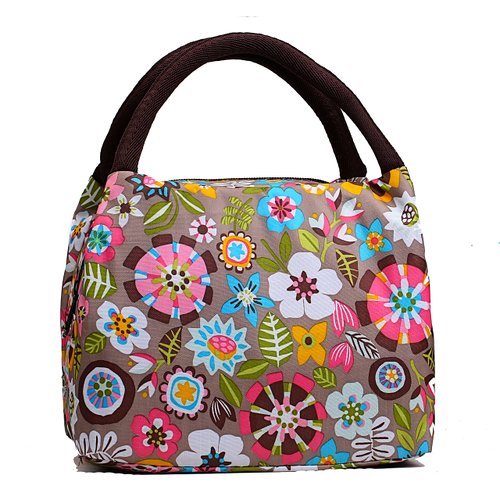 Women Cute Printing Nylon Cosmetic Toiletry Travel Outdoor Storage Bag Handbag