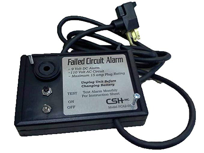 Power Failure Detection with Test and Manual Reset FCA2-05B