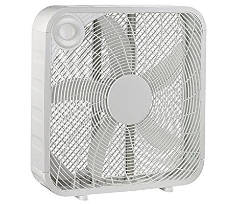 20 inch White Box High Velocity Fan with 3 Setting Speeds Air Flow - Smart & Energy Efficient