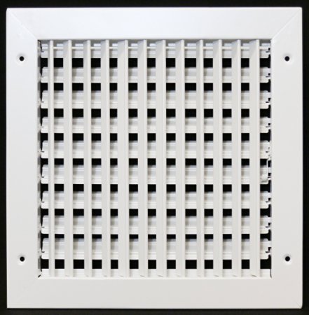 10" x 10" ADJUSTABLE DIFFUSER - Vent Duct Cover - Grille Register - Sidewall or Cieling - High Airflow