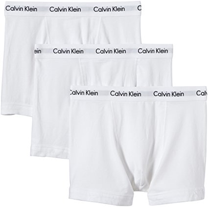 Calvin Klein Underwear Men's Pack of 3 Trunk Shorts