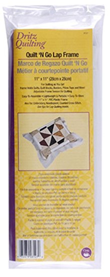 Dritz Quilting Quilt-N-Go Lap Frame, 11 by 11-Inch