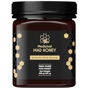 Mad Honey | Mad Honey Nepal 250GM | Rare Exclusive Honey from Nepal | Honey Nepal Directly Sourced from Honey Hunters of Nepal | From the Himalayas of Nepal (250 GM)