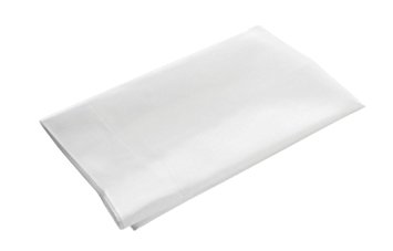 White Body Pillowcase 2" Hems 1 Pillow Case - 100% Brushed Microfiber - 21x60 (fits 20x54)