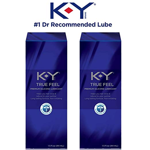 K-Y True Feel Silicone Lubricant, 1.5 oz.(Pack of 2)