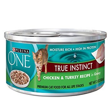 Purina ONE True Instinct In Gravy Wet Cat Food - (24) 3 oz. Cans