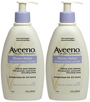 Aveeno Stress Relief Moisturizing Lotion - 12 oz - 2 pk