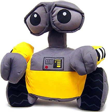 Disney Pixar Wall-E Movie Exclusive Deluxe 12 Inch Plush Figure Wall-e (Head Turns!)