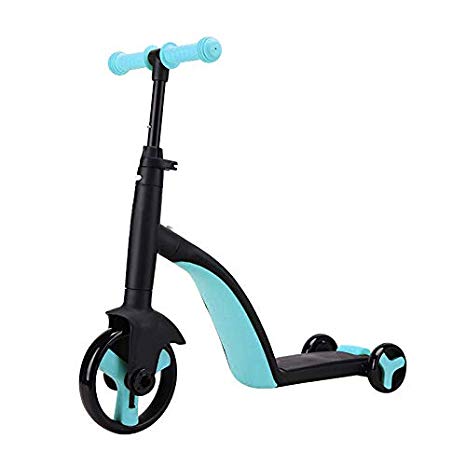 Piarrow 3-in-1 Convertible Tricycle, Balance Bike, Kick Scooter for Kids and Toddler at Age of 2, 3, 4, 5 Year Old | Trike Turns Into 3 Wheel Scooter for Boys & Girls
