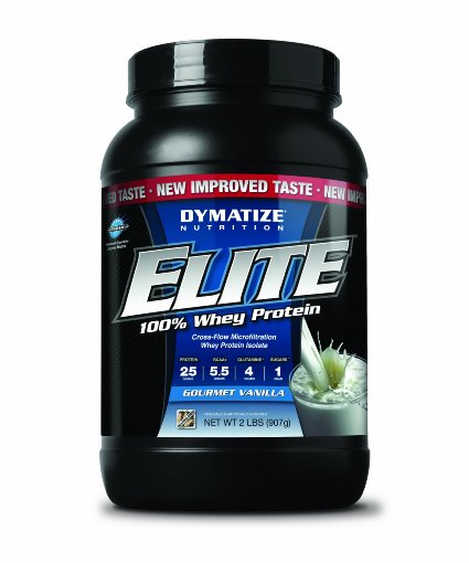 Dymatize Nutrition Elite Whey Protein Powder, Gourmet Vanilla, 2 Pounds