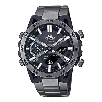 Casio Edifice Analog-Digital Black Dial Men's Watch-ECB-2000DC-1ADF