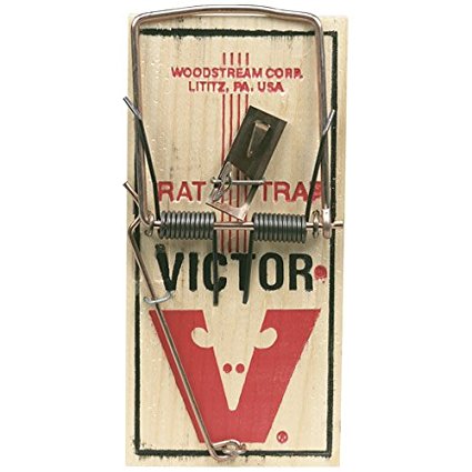 Victor M154 Metal Pedal Mouse Trap, (Pack of 8)