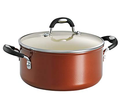 Tramontina 80110/050DS Style Ceramica 01 Covered Dutch Oven, 5-Quart, Metallic Copper