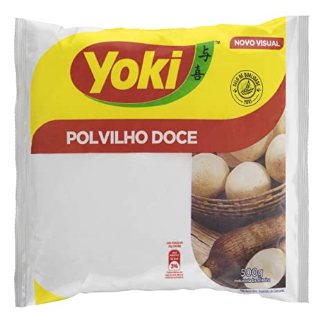Manioc Starch - Polvilho Doce - Yoki - 17.6oz (500g) - GLUTEN-FREE
